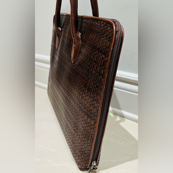 Donna di Domani satchel/briefcase, 💯 leather - Picture 2 of 7